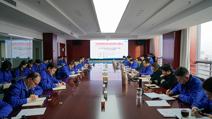 錨定目標(biāo)，鼓足干勁，決戰(zhàn)年度任務(wù)——隴神戎發(fā)組織召開2023年第四次黨委（擴大）會議