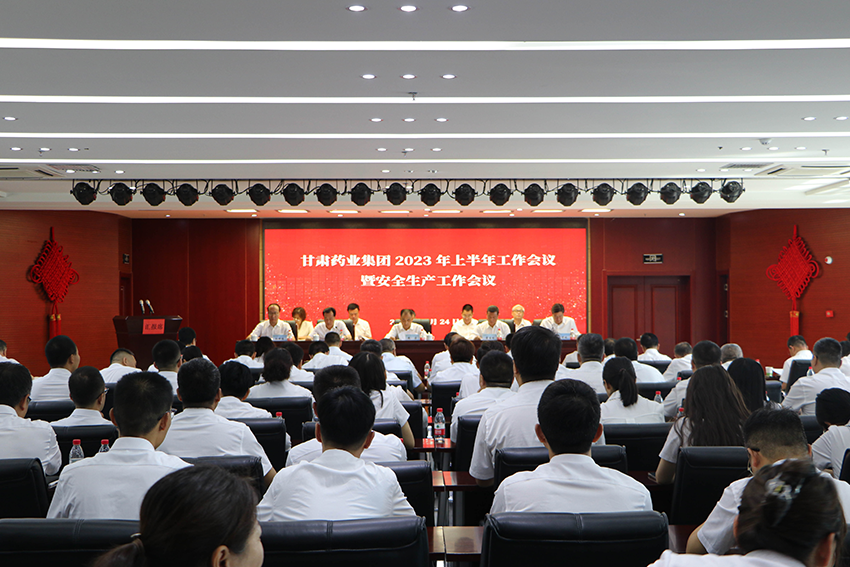 【集團要聞】集團公司召開2023年上半年工作會議暨安全生產(chǎn)工作會議