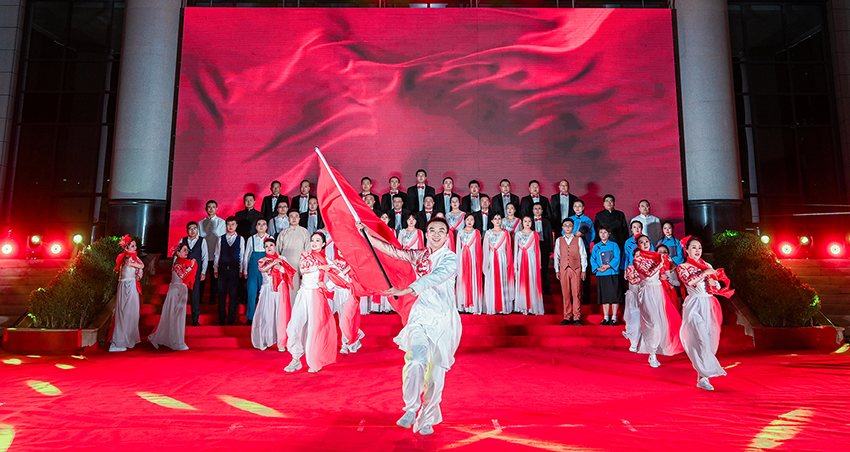 “永遠(yuǎn)跟黨走·唱響新時代”迎“國慶” 甘肅藥業(yè)集團(tuán)歌舞迎雙節(jié)