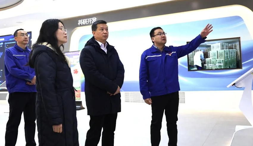 【普安新聞】竇生銘一行到普安制藥調(diào)研指導工作