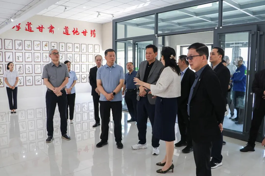泰國(guó)衛(wèi)生部代表團(tuán)蒞臨隴神戎發(fā)參觀考察，深化中泰中醫(yī)藥合作交流
