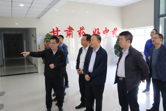國(guó)家知識(shí)產(chǎn)權(quán)局公共服務(wù)司王培章一行到隴神戎發(fā)考察調(diào)研